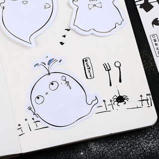Giấy Note - Ghi Chú Hình Ghost Cá Tính (30 Trang)