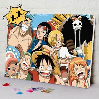 Tranh sơn dầu số hóa cô Anime One Piece - các mẫu HOT kích thước 30x40cm 40x50cm Doraemon