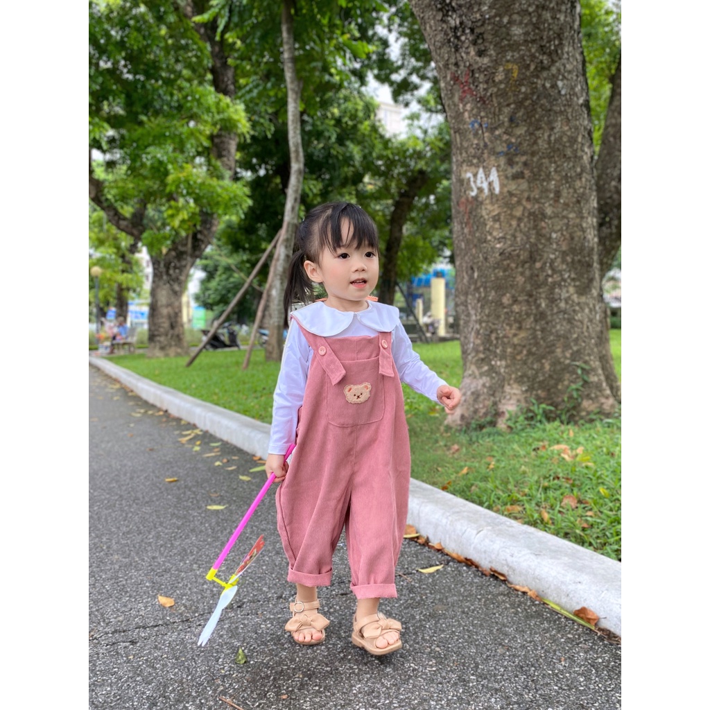 Áo cổ sen cho bé gái SODA KIDS chất liệu cotton co giãn 4 chiều