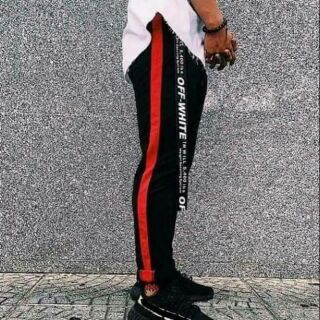 HOT TRENDY - QUẦN 1 LINE ĐEN ĐỎ