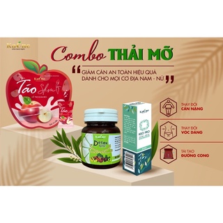 Kẹo táo + kẹo pro + detox now combo thải mỡ đỉnh cao