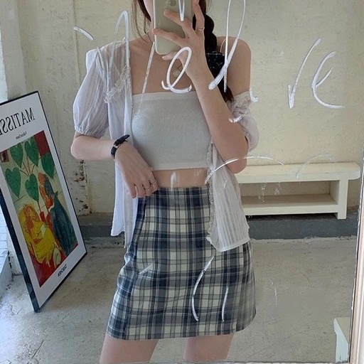 Áo hai dây màu sắc đơn giản quyến rũ cho nữ