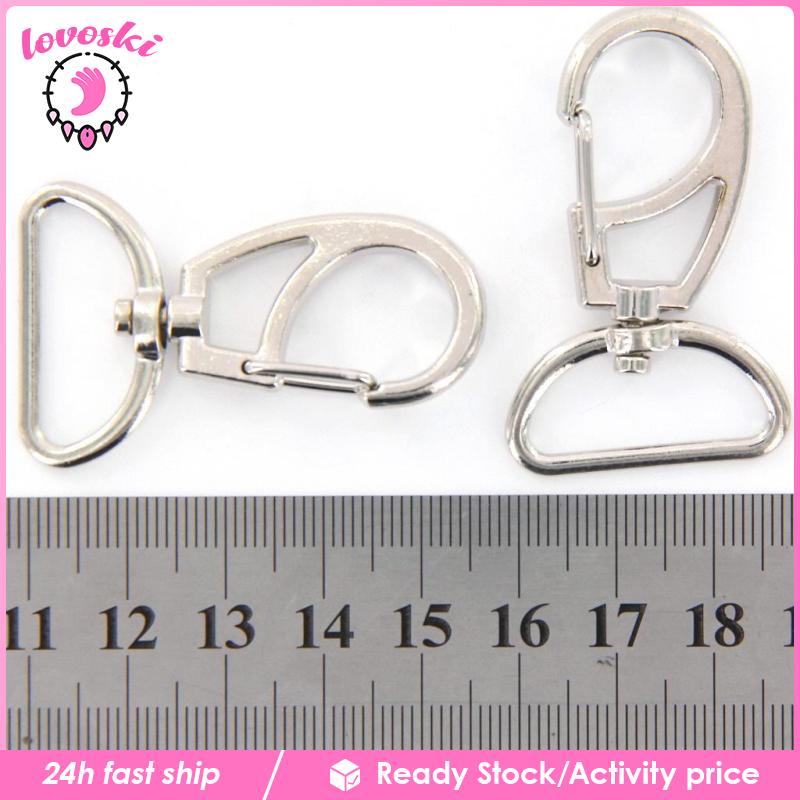 [Lovoski] Set 10 Móc Khóa Tôm Hùm Xoay 20mm Thủ Công