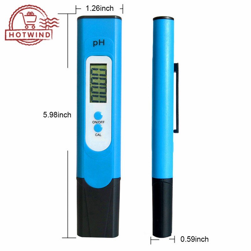 Máy đo độ pH nước thiết kế hiển thị kỹ thuật số tiện lợi