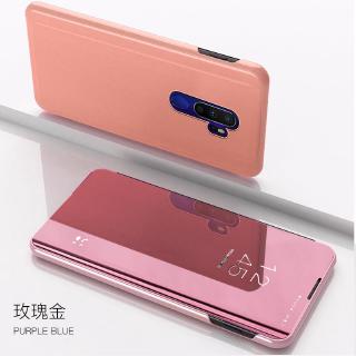Bao Da Điện Thoại Nắp Lật Mặt Gương Trong Suốt Chống Sốc Cho Oppo A9 2020 OPPOA9 reno2