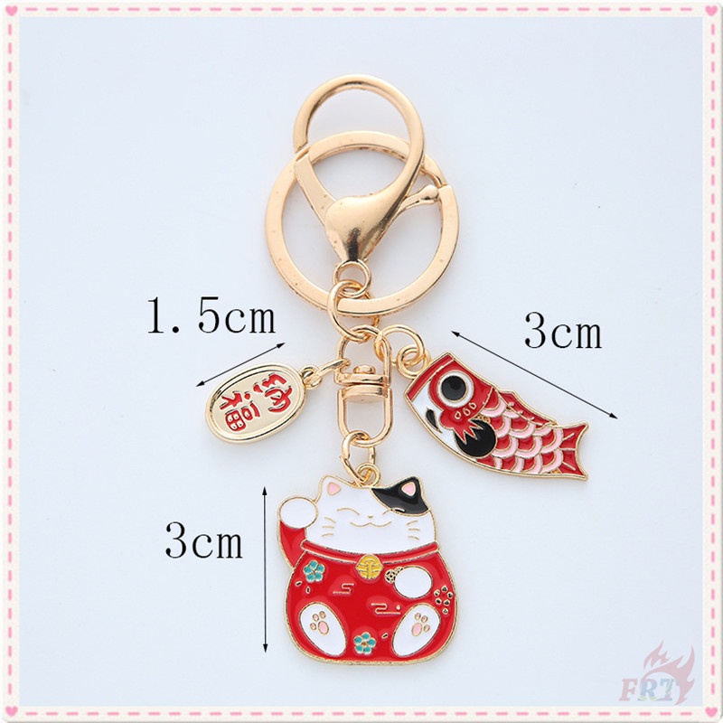 ✪ Móc Khóa Cá Koi Tài Lộc Và Mèo May Mắn ✪ 1 Vỏ Bảo Vệ Hộp Đựng Tai Nghe Airpods 2 Kiểu Móc Khóa May Mắn Dễ Thương