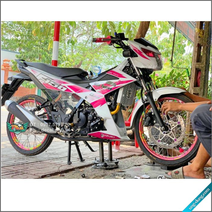 Tem Rời Satria Trắng Hồng (V)