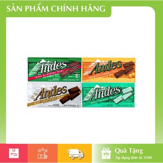 [Hàng nhập khẩu] Combo 4 loại Kẹo sô cô la Andes nhân bạc hà + Andes nhân cam + Andes Sữa + Andes Bạc Hà