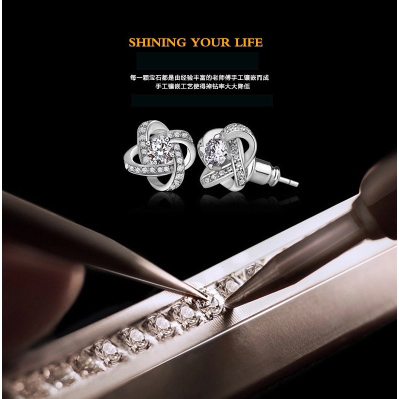 Khuyên Tai Nữ Trang Tạo Hình Độc Đáo