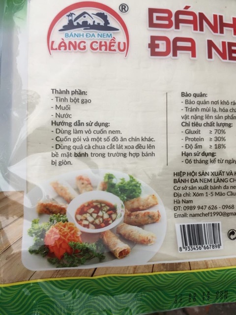 BÁNH ĐA NEM LÀNG CHIỀU BẢO HÂN 20 chiếc