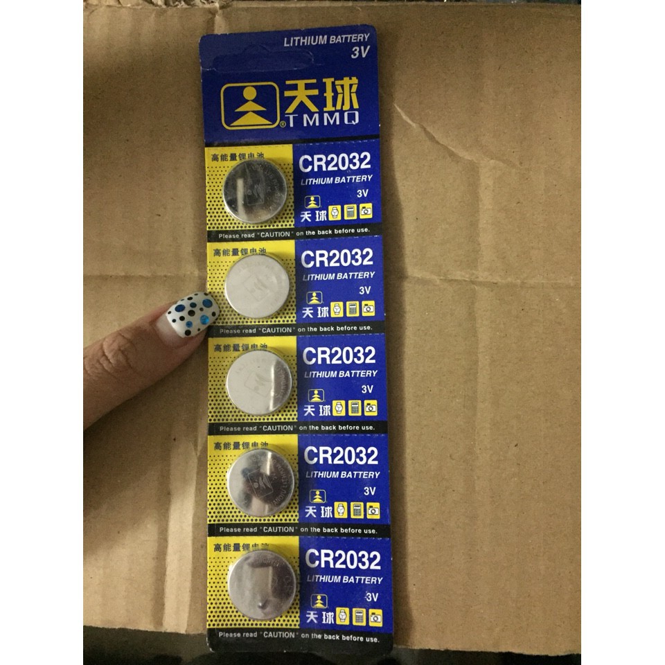 [siêu rẻ] Vỉ 5 pin Cemos CR2032 dùng cho máy bàn, máy tính casio, laptop [shop yêu thích] | BigBuy360 - bigbuy360.vn
