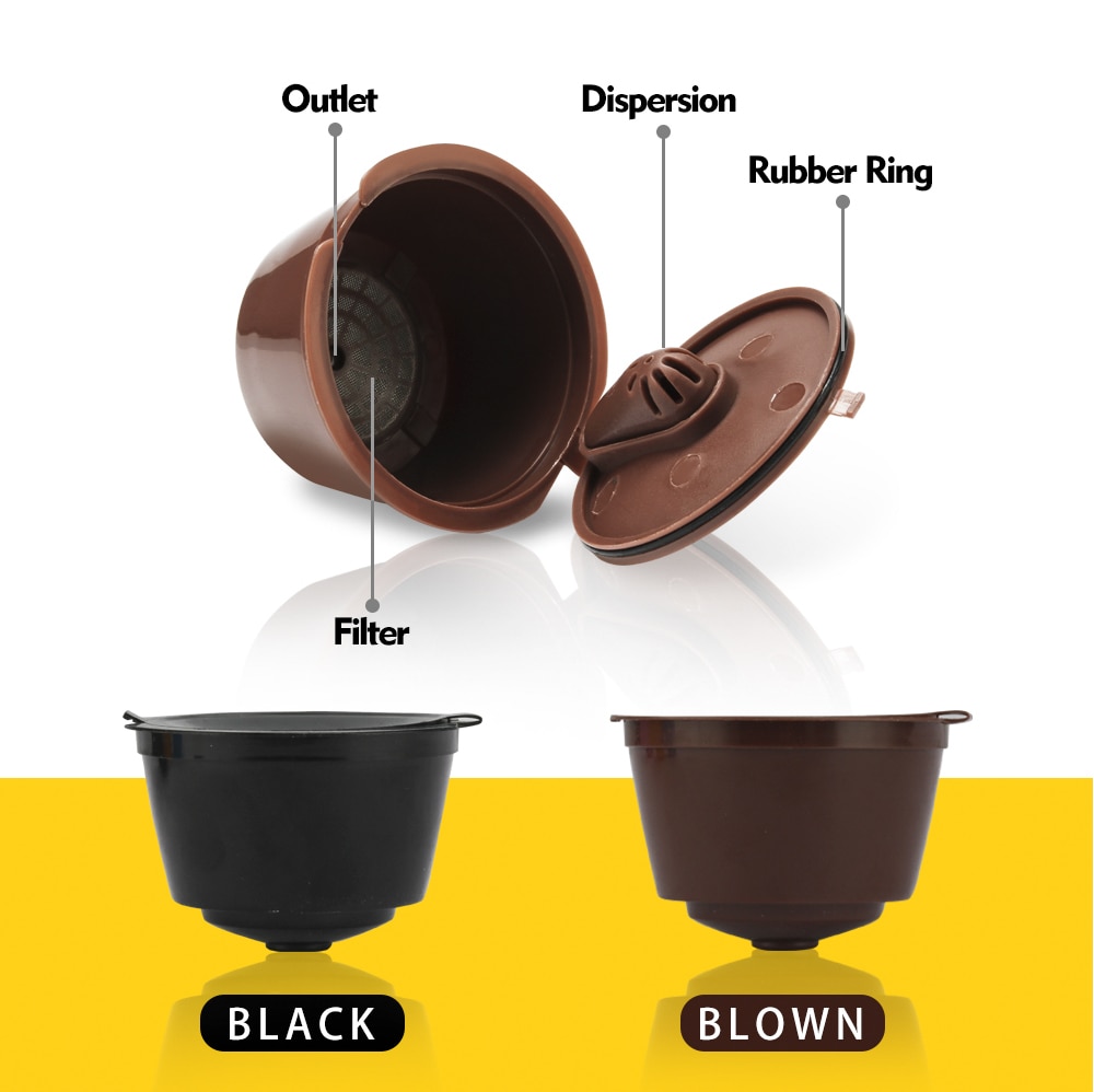 Cốc Lọc Cà Phê Cho Máy Pha Cà Phê Nescafe Dolce Gusto Chất Liệu Thép Không Gỉ Tiện Dụng