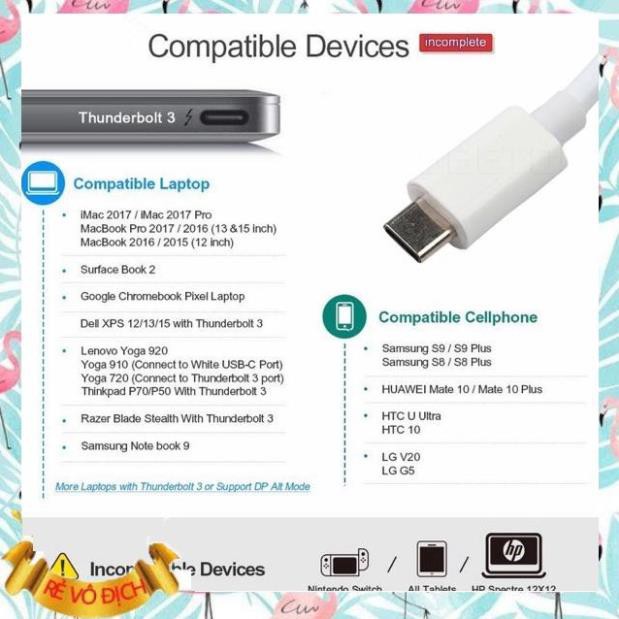 Cáp Chuyển Đổi Từ Cổng Type C sang VGA USB 3.1