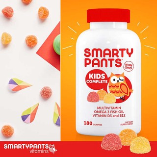 Kẹo dẻo cho trẻ Smarty Pants hương trái cây tự nhiên 180 viên