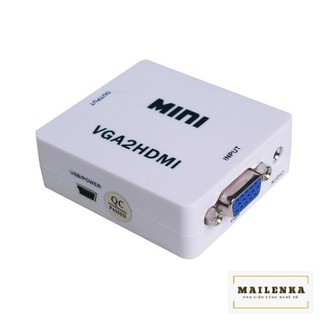 Bộ chuyển VGA to HDMI (nhựa)