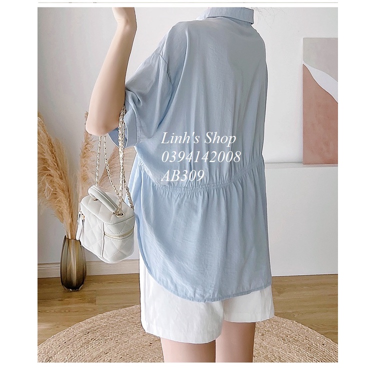 Áo Bầu Xinh Sơ Mi Bầu Xinh AB309