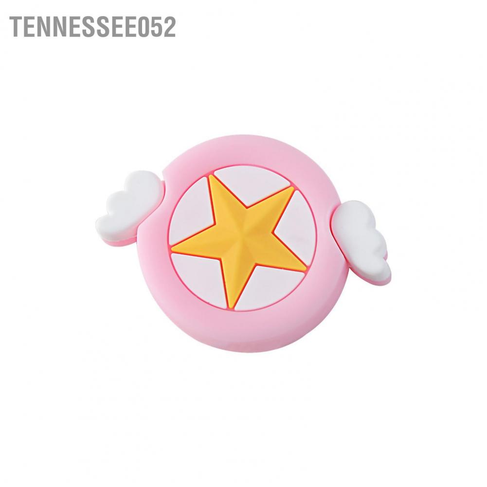 Tennessee052 Cute Cartoon Cable Winder USB Protector Silicone Cord Retractor for Household Office