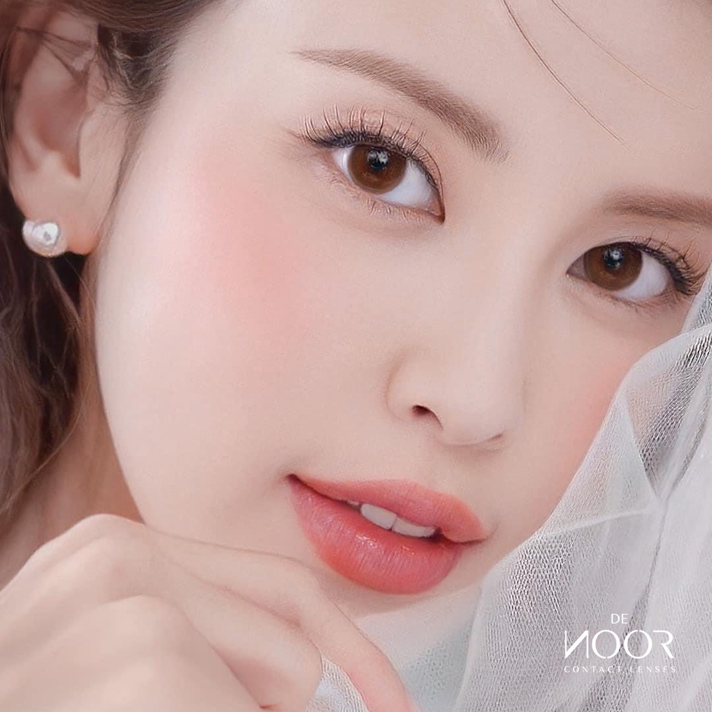 MOCHI - Lens Nâu Sữa Baby Tự Nhiên Đi Học, Đi Làm - Chính Hãng Hàn Quốc - Bảo Hành 2 Tuần - DeNOOR