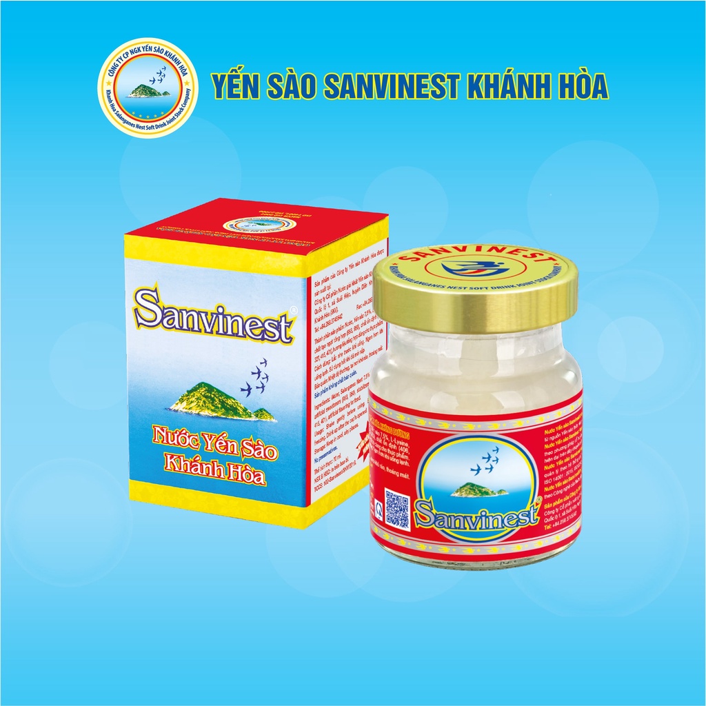 Nước Yến sào Sanvinest Khánh Hòa đóng lọ 70ml