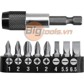 Bộ 9 đầu tua vít + mũi gắn vặn vít Total TACSD3091