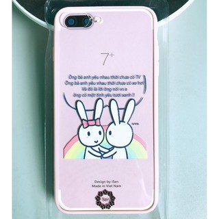 ỐP LƯNG IPHONE 7 PLUS/ 8 PLUS IN HÌNH CÁ TÍNH ISEN - MAU 151