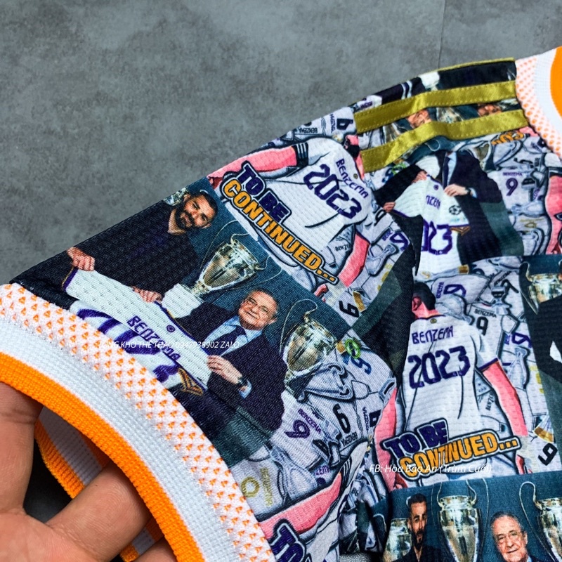 Quần Áo Bóng Đá ĐT Realmadrid phiên bản chữ ký 2023