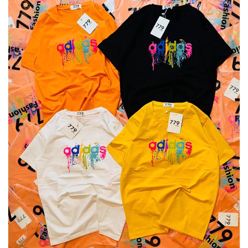 Áo Thun Thái Nữ From Vừa- 779 (Họa tiết in Adidas mực chảy cá tính cho chị em) CT9 !