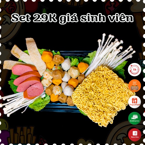 [SIÊU RẺ - SHIP 1H] Lẩu Ly - Lẩu Cốc Viên Ăn Liền mix 6 vị 350gr | BigBuy360 - bigbuy360.vn