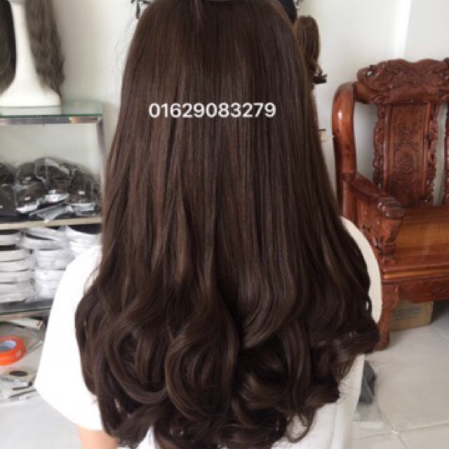 Tóc kẹp nửa đầu k03 hình thật