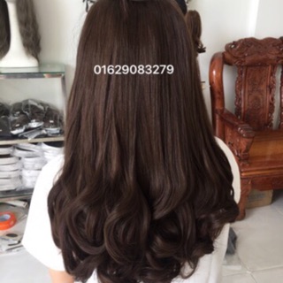 Tóc kẹp nửa đầu k03 hình thật