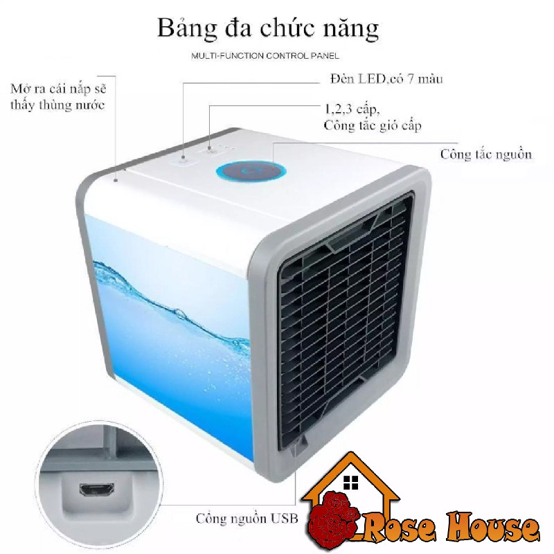 Máy quạt điều hòa phun sương mini làm mát không khí Arctic Air Cooler