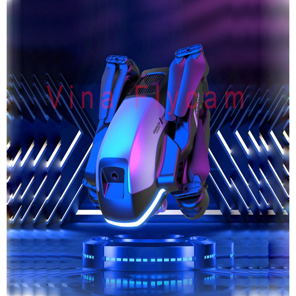 Flycam giá rẻ, Flycam S5 - Cảm biến vật cản, Camera truyền hình ảnh trực tiếp về điện thoại.
