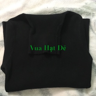 Áo len gân nữ cổ bẻ loại 1