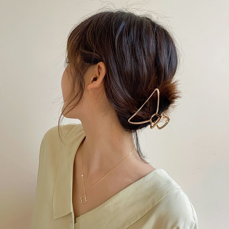 Kẹp càng loại lớn lớn bằng kim loại tinh tế thời trang