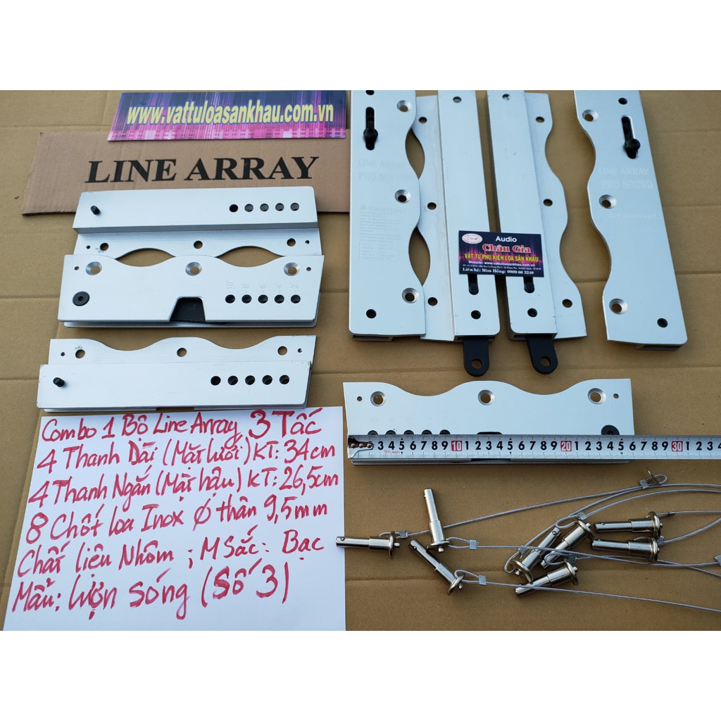 Nẹp loa array, line array 3T 1 bộ Audio Chau Gia - 3T số 3