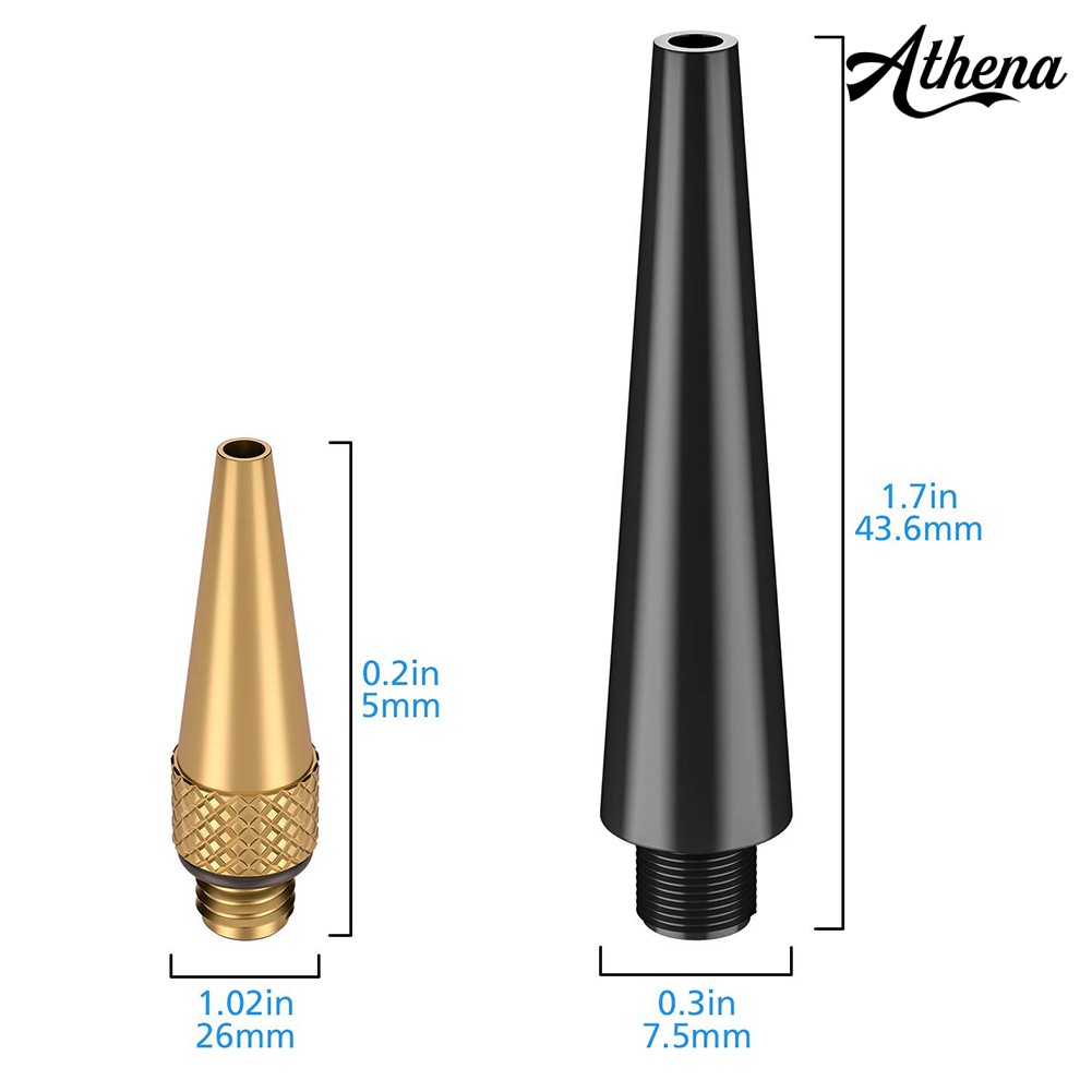 Bộ 14 Đầu Chuyển Đổi Van Bơm Hơi SV AV DV Kèm 10 Vòng Niêm Phong