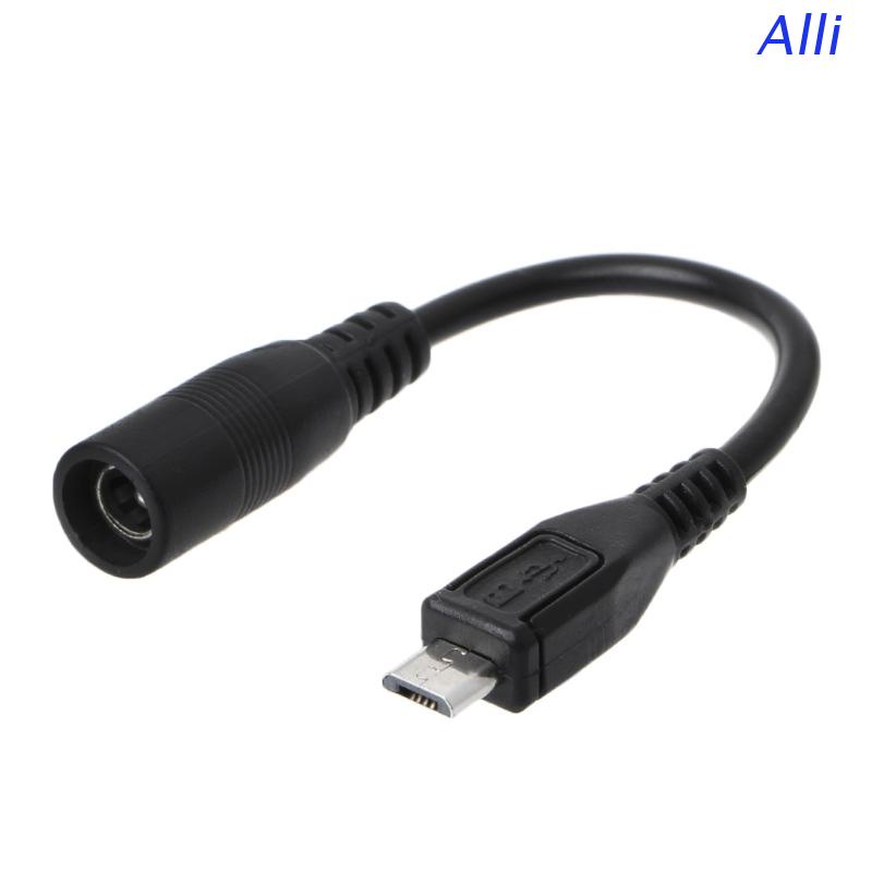 Cáp chuyển đổi nguồn DC 5.5x2.1mm sang Micro USB