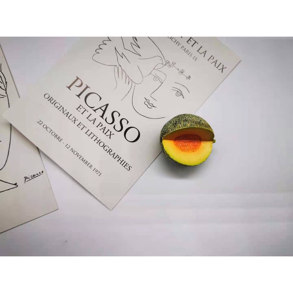 Nam Châm 3D Trang Trí Tủ Lạnh Hình Trái Cây Xinh Xắn