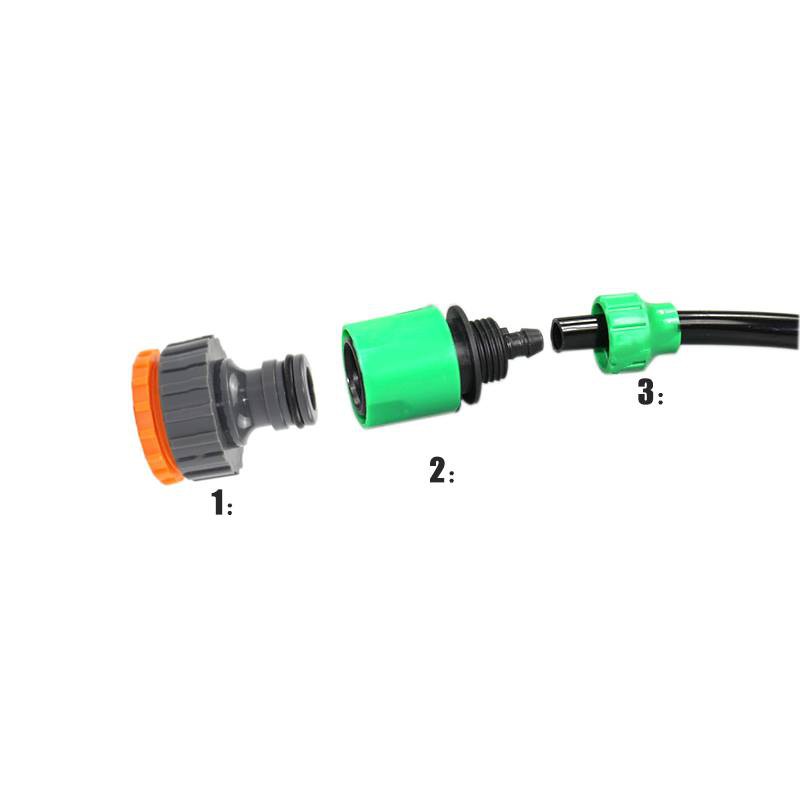 Bộ phun sương 15 đầu kèm dây và phụ kiện đầy đủ