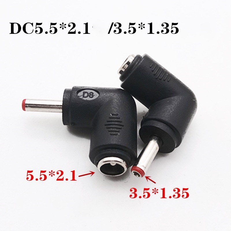 🇻🇳 Chuyển đổi nguồn DC DC5.5X2.1MM âm sang 4.0 * 1.7 dương    DC DC5.5X2.1MM âm sang 3.5 * 1.35ương