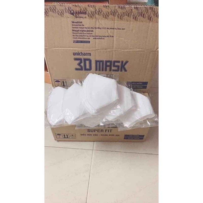 Khẩu trang y tế 3d 2 lớp dặn kháng khuẩn chống bụi mịn combo 10 khẩu trang đạt chuẩn SB1125