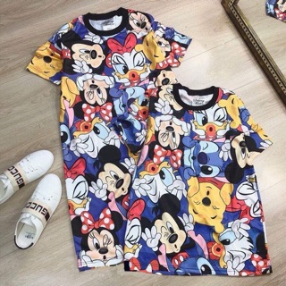 Set đầm 3D mẹ và bé