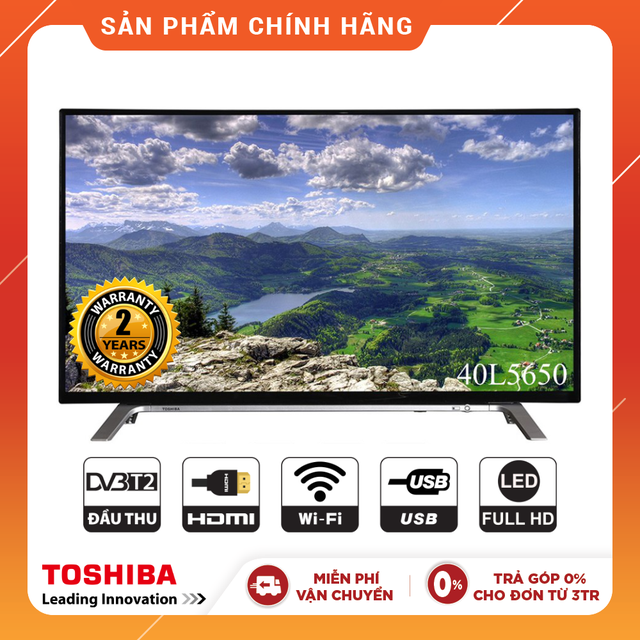 Smart Tivi LED TOSHIBA 43 Inch 43L5650VN