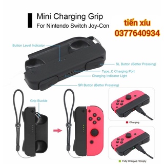 Sạc mini charging grip cho Nintendo Switch joycon tay cầm joycon