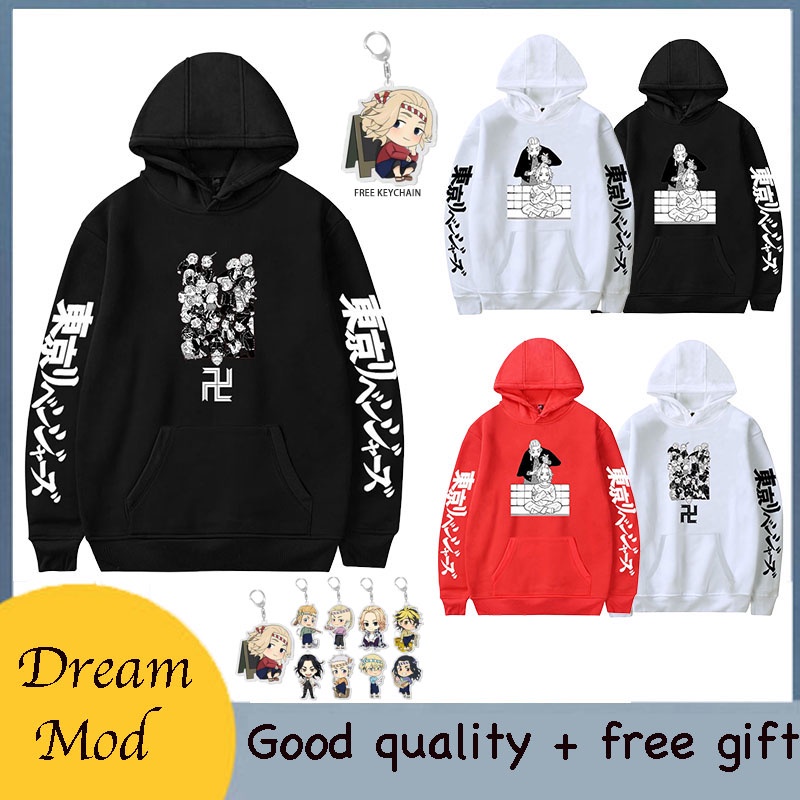 Áo Hoodie Tay Dài In Chữ Tokyo Revenges Thời Trang 2021 Cho Nam Nữ