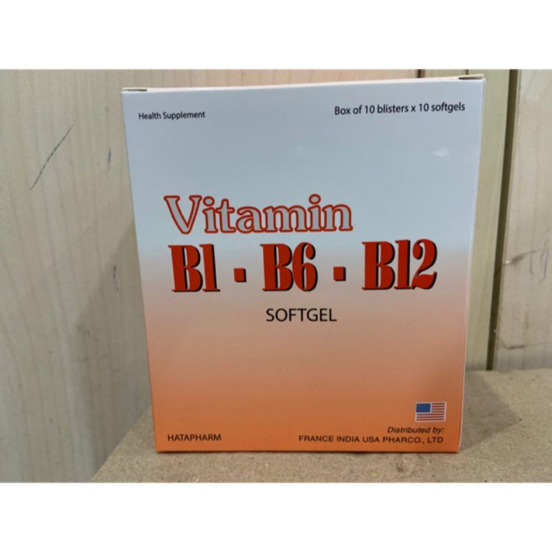 Vitamin 3B ( B1B6B12) hộp 100 viên