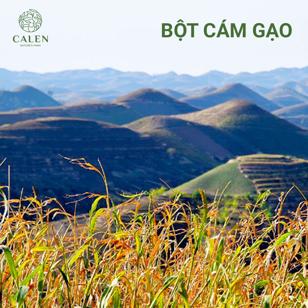 Bột cám gạo Calen nguyên chất 100% đắp mặt giúp tẩy da chết dưỡng trắng da (Mask bột cám gạo)