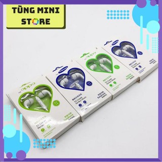 Tai nghe có dây 🥁freeship️️🥁 jack 3.5 cho oppo, samsung hình trái tim tùng mini_73