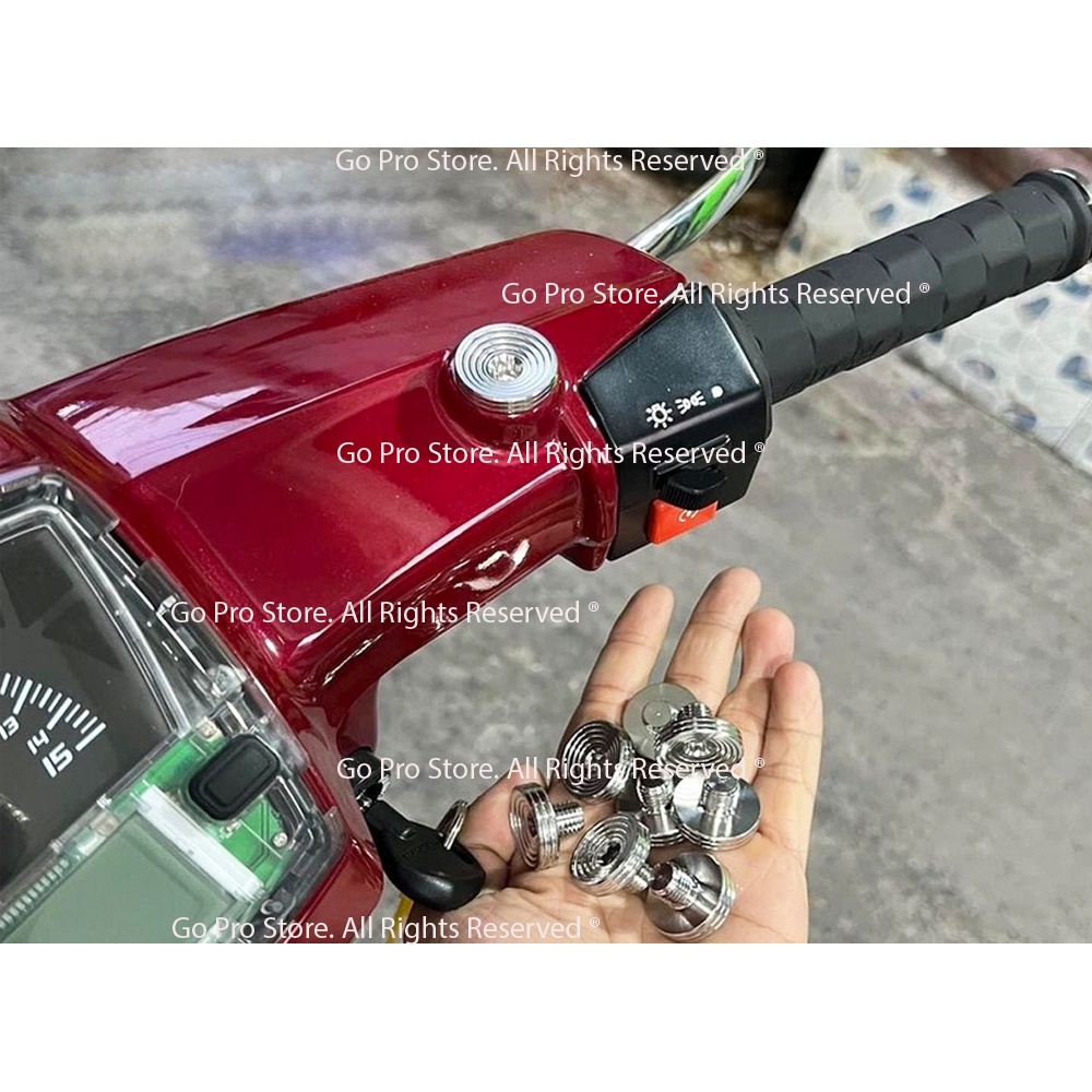 01 Ốc Kính Chiếu Hậu Salaya Vành To Gắng Xe FUTURE LED G1191