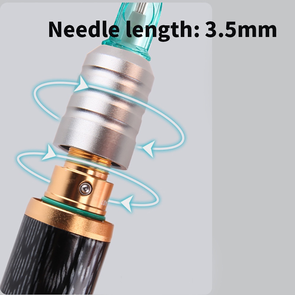 Bộ máy xăm dạng xoay kèm động cơ thụy sĩ không gây tiếng ồn